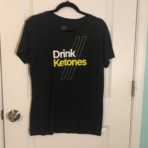 Prüvit Ketones gray tee shirt